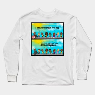 Sesame Street The Other Ones Very Asian BLM Born Here Long Sleeve T-Shirt